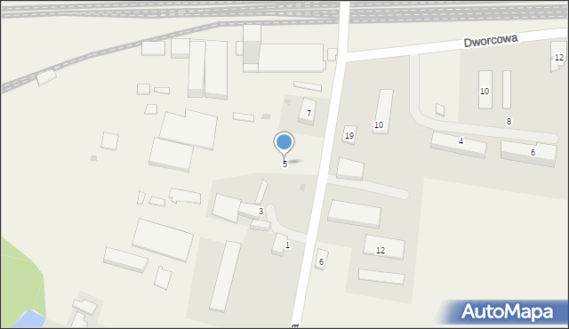 Samborowo, Przemysłowa, 5, mapa Samborowo