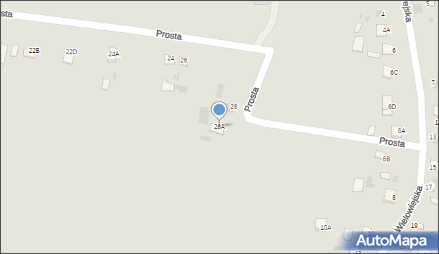 Sandomierz, Prosta, 28A, mapa Sandomierza