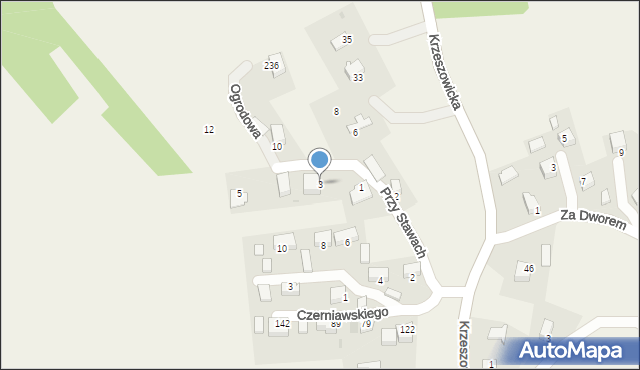 Sanka, Przy Stawach, 3, mapa Sanka