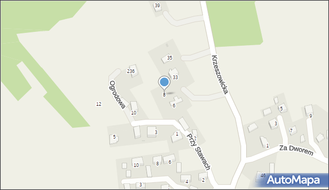 Sanka, Przy Stawach, 8, mapa Sanka