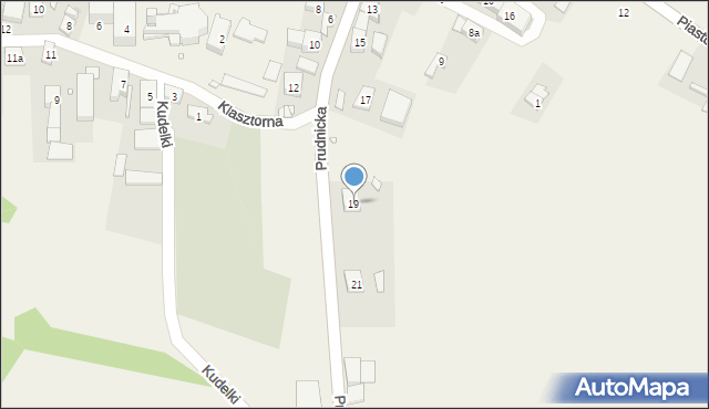 Ścinawa Mała, Prudnicka, 19, mapa Ścinawa Mała