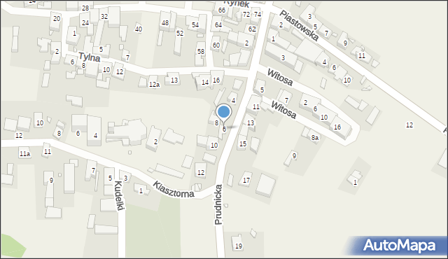 Ścinawa Mała, Prudnicka, 6, mapa Ścinawa Mała