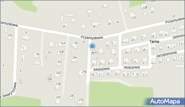 Sędziszów, Przemysłowa, 25, mapa Sędziszów