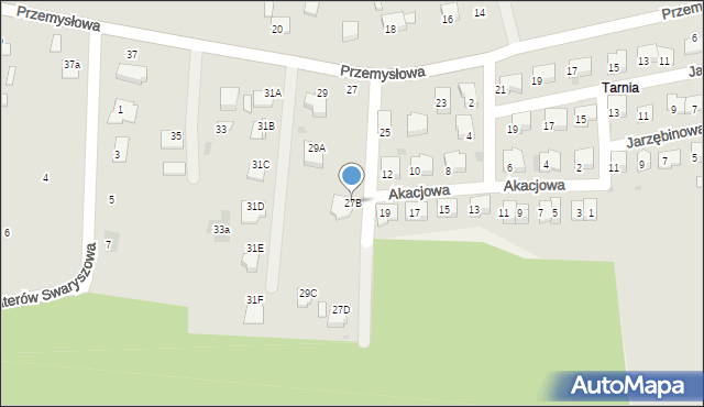 Sędziszów, Przemysłowa, 27B, mapa Sędziszów