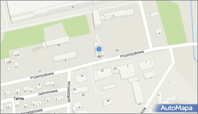 Sędziszów, Przemysłowa, 6B, mapa Sędziszów