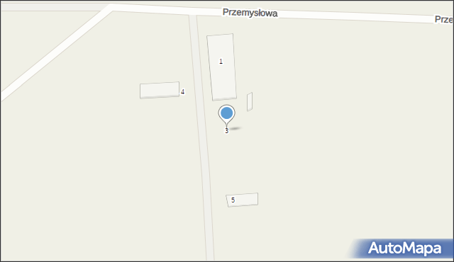 Sękowo, Przemysłowa, 3, mapa Sękowo
