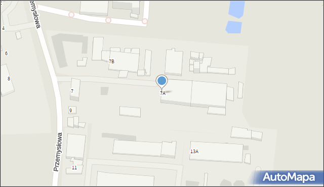 Sępólno Krajeńskie, Przemysłowa, 7A, mapa Sępólno Krajeńskie