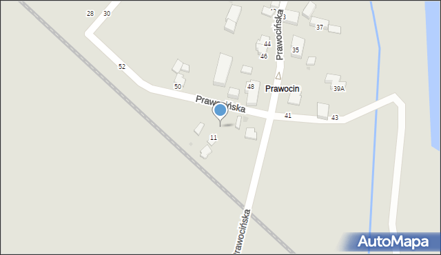 Siechnice, Prawocińska, 51, mapa Siechnice