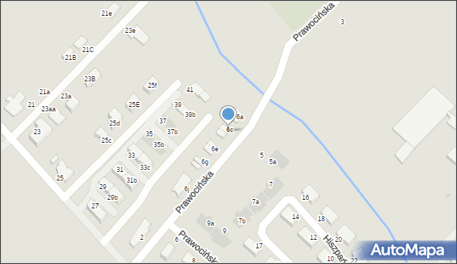 Siechnice, Prawocińska, 6d, mapa Siechnice