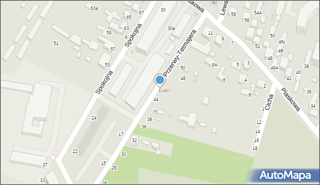 Siedlce, Przerwy-Tetmajera Kazimierza, 46, mapa Siedlce