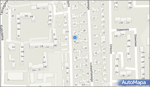 Siemianowice Śląskie, Przyjaźni, 23, mapa Siemianowice Śląskie