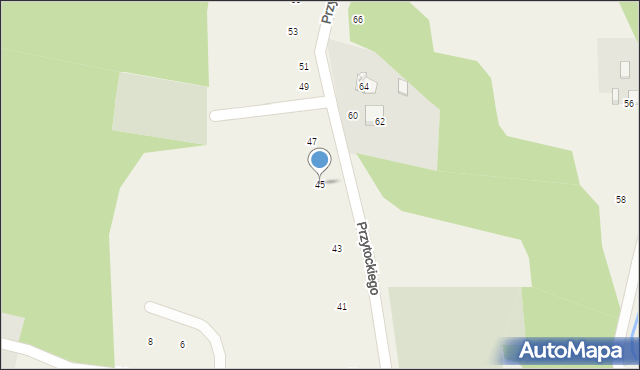 Siepraw, Przytockiego Jana, ks., 45, mapa Siepraw