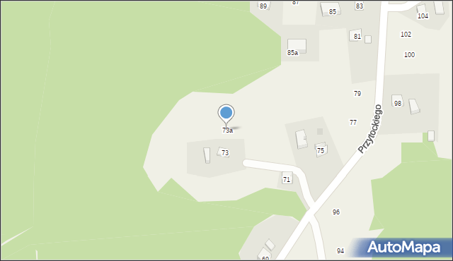 Siepraw, Przytockiego Jana, ks., 73a, mapa Siepraw