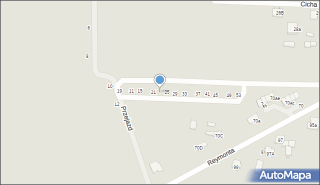 Sieradz, Przejazd, 23, mapa Sieradz