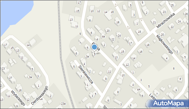 Sierakowice, Prusa Bolesława, 3, mapa Sierakowice