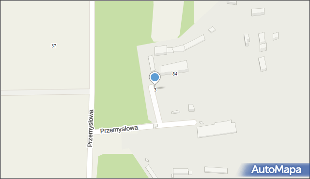 Siewierz, Przemysłowa, 3, mapa Siewierz