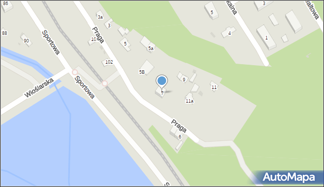 Skarżysko-Kamienna, Praga, 7, mapa Skarżysko-Kamienna