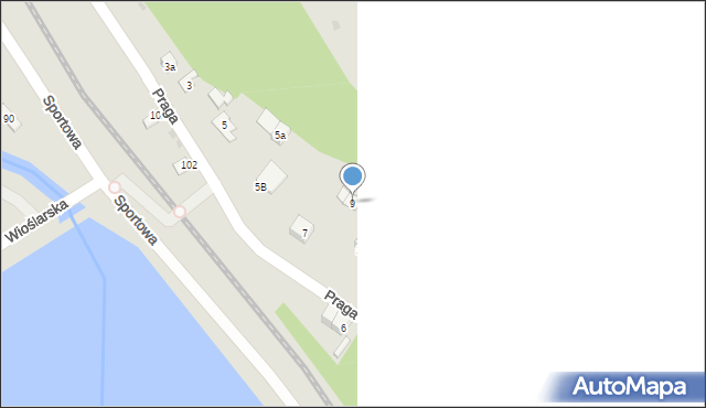 Skarżysko-Kamienna, Praga, 9a, mapa Skarżysko-Kamienna
