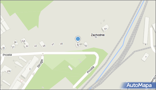 Skarżysko-Kamienna, Prosta, 51, mapa Skarżysko-Kamienna
