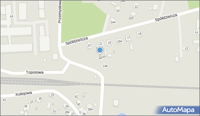 Skępe, Przemysłowa, 14, mapa Skępe