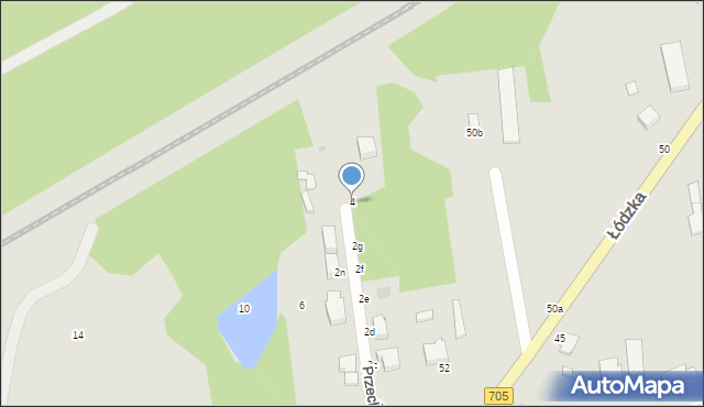 Skierniewice, Przechodnia, 4, mapa Skierniewic