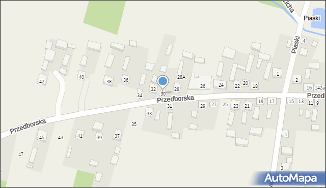 Skórkowice, Przedborska, 30, mapa Skórkowice