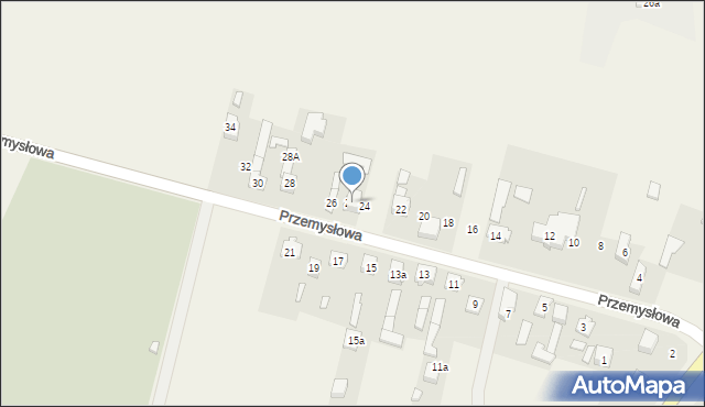 Skrzyńsko, Przemysłowa, 26a, mapa Skrzyńsko