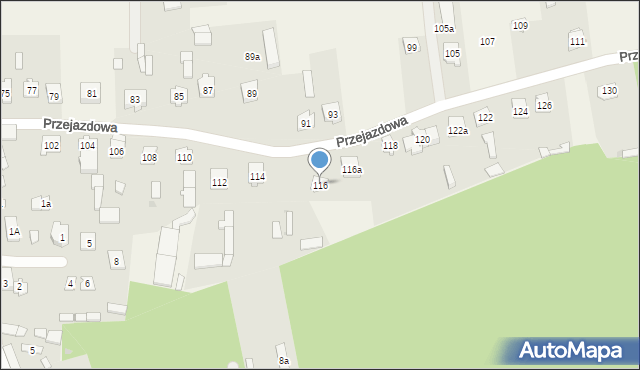 Skuszew, Przejazdowa, 116, mapa Skuszew