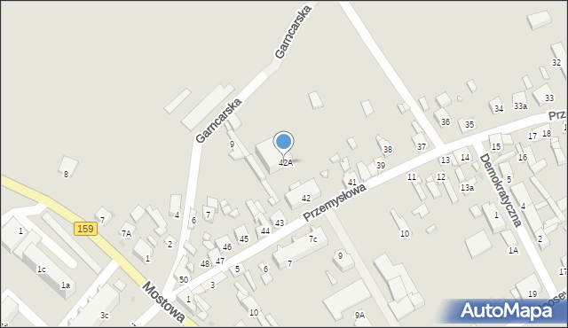 Skwierzyna, Przemysłowa, 42A, mapa Skwierzyna