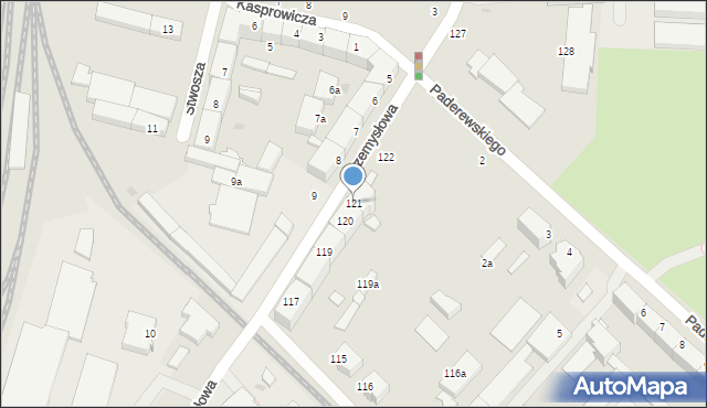 Słupsk, Przemysłowa, 121, mapa Słupska