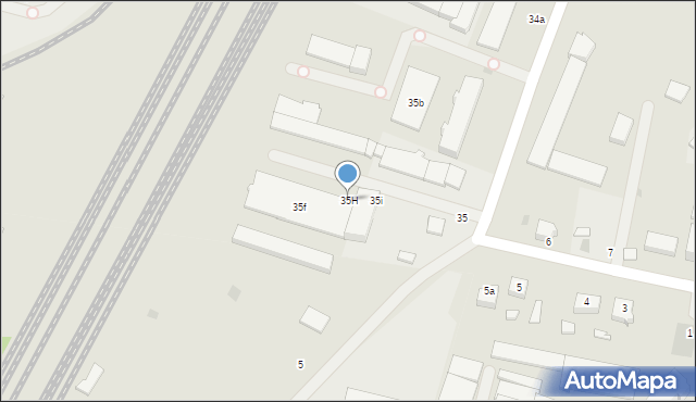 Słupsk, Przemysłowa, 35H, mapa Słupska