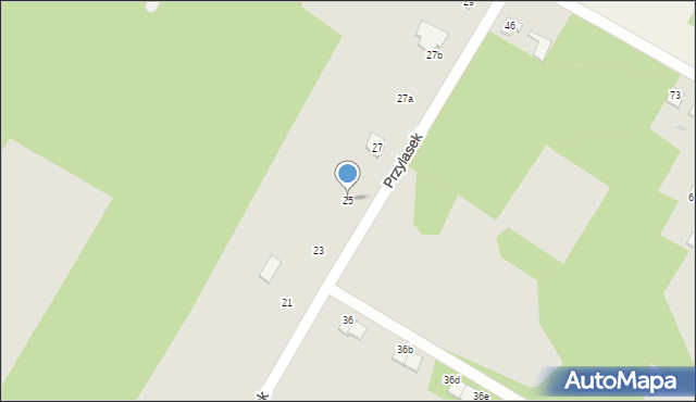 Sochaczew, Przylasek, 25, mapa Sochaczew