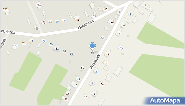 Sochaczew, Przylasek, 53, mapa Sochaczew