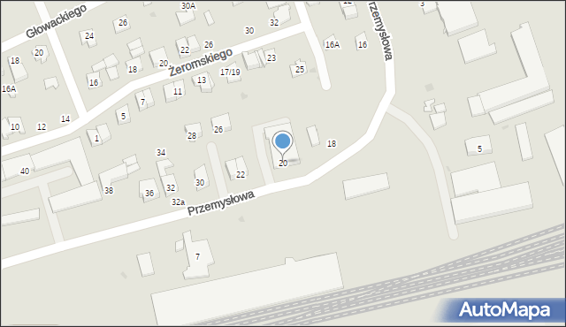 Sokółka, Przemysłowa, 20, mapa Sokółka