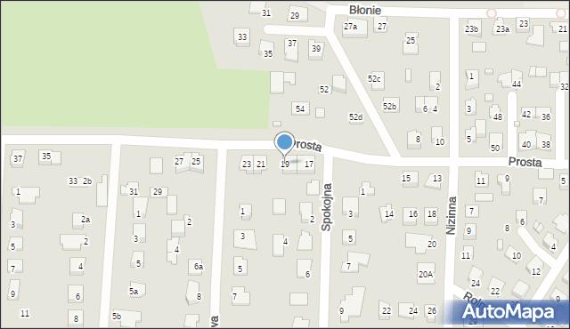 Solec Kujawski, Prosta, 19, mapa Solec Kujawski