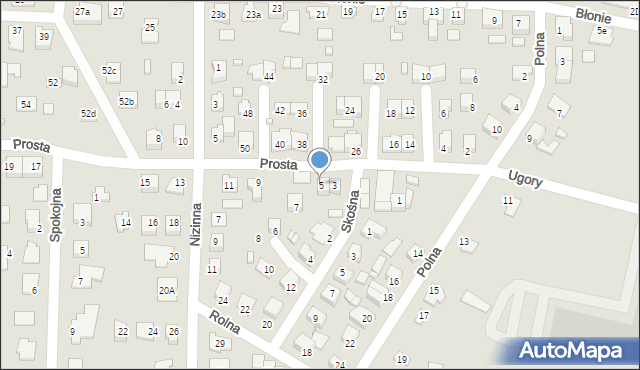 Solec Kujawski, Prosta, 5, mapa Solec Kujawski