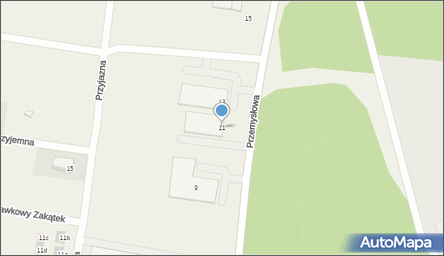 Sowlany, Przemysłowa, 11, mapa Sowlany