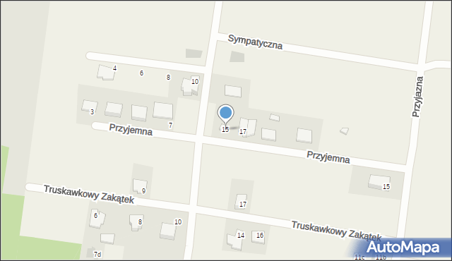 Sowlany, Przyjemna, 15, mapa Sowlany