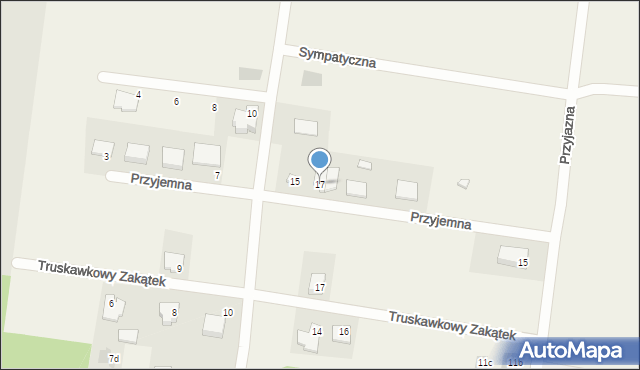 Sowlany, Przyjemna, 17, mapa Sowlany