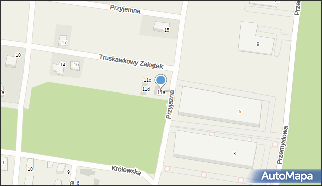 Sowlany, Przyjazna, 11a, mapa Sowlany