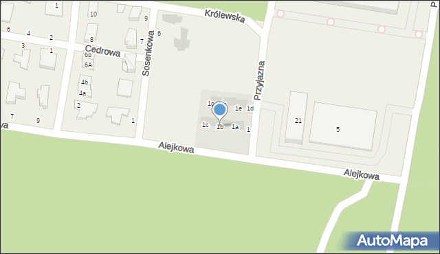 Sowlany, Przyjazna, 1b, mapa Sowlany