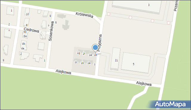 Sowlany, Przyjazna, 1d, mapa Sowlany