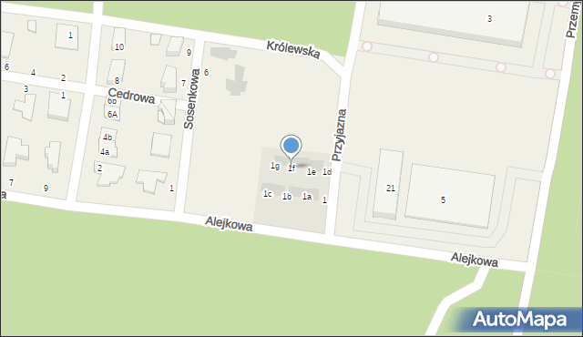 Sowlany, Przyjazna, 1f, mapa Sowlany