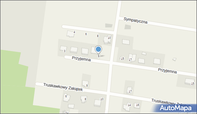 Sowlany, Przyjemna, 7, mapa Sowlany