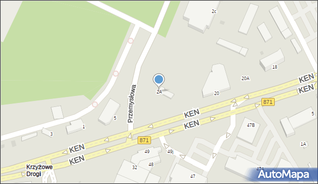 Stalowa Wola, Przemysłowa, 2A, mapa Stalowa Wola