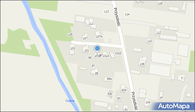 Stanisławów Pierwszy, Przyszłość, 101B, mapa Stanisławów Pierwszy