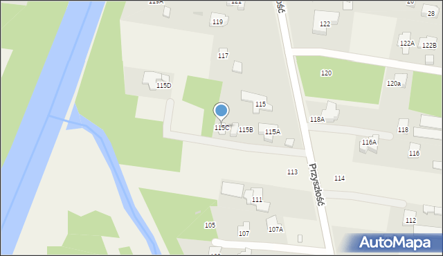 Stanisławów Pierwszy, Przyszłość, 115C, mapa Stanisławów Pierwszy