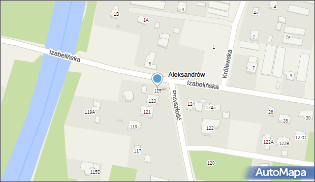 Stanisławów Pierwszy, Przyszłość, 125, mapa Stanisławów Pierwszy