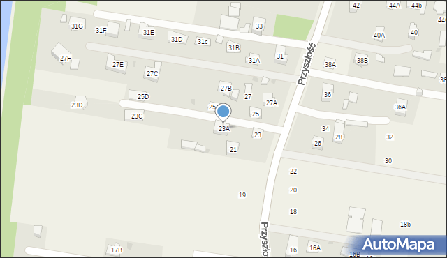 Stanisławów Pierwszy, Przyszłość, 23A, mapa Stanisławów Pierwszy