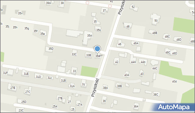 Stanisławów Pierwszy, Przyszłość, 33A, mapa Stanisławów Pierwszy